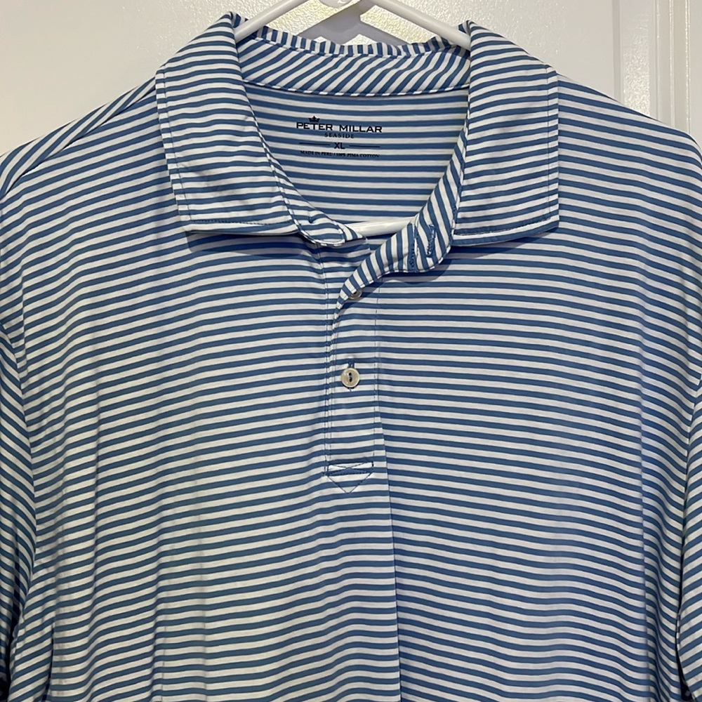 Peter Millar seaside polo size XL like new